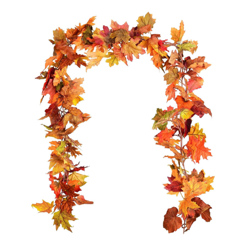 2 Pack Fall Garland Maple Leaf